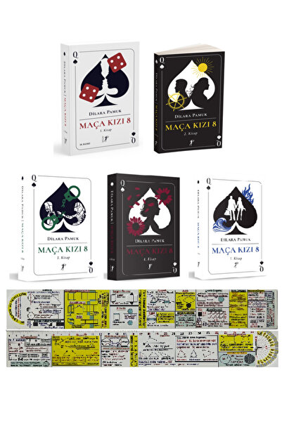 Artemis Yayınları Maça Kızı 8 - 1-2-3-4-5. Kitaplar Set Dilara Pamuk + Özel C...