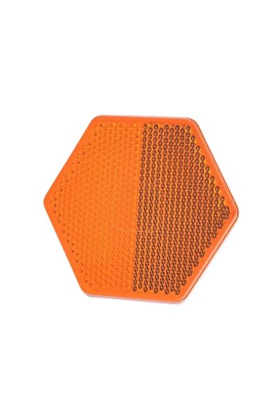 WAS Шестоъгълен рефлектор с лепило 1204 UO6, оранжев