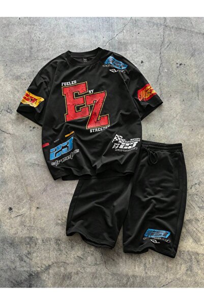 macklin Unisex Streetez 23 Printed Special Design Oversized Tshirt and Shorts...