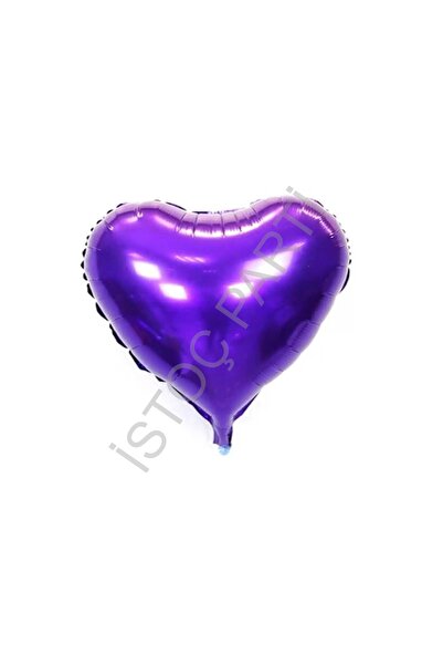 İSTOÇ PARTİ Istoc 18 Inch 45 cm Purple Heart Foil Balloon