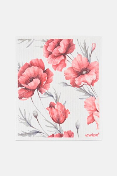 SWIPE 3 Pieces Floral Pattern Cleaning Sponge Cloth, Multicolor