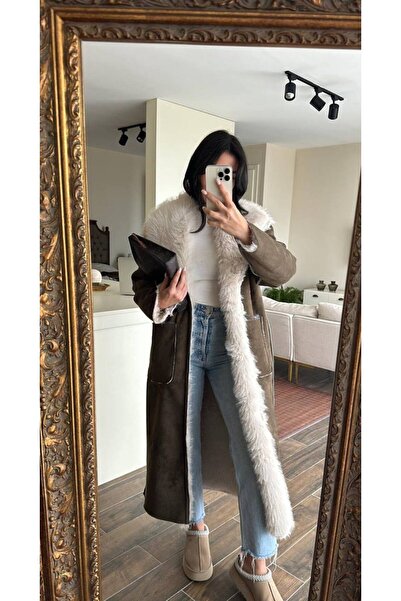 Kedi Fashion Çift taraflı süet kürk