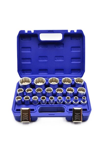 GEKO Set de 21 chei tubulare tubulare cu 12 puncte 8-36 mm CRV, G13547
