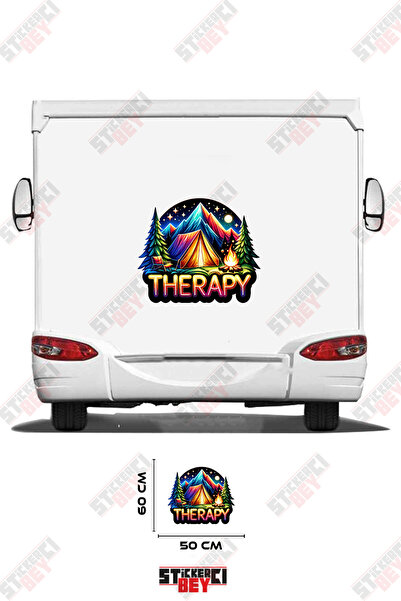 STİCKERCI BEY Therapy Written Camper Visual Caravan Sticker Coating