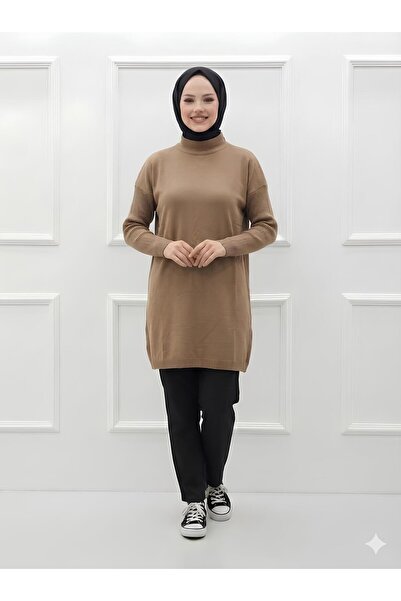 STİLZERAFET Women's Knitwear Thin Tunic