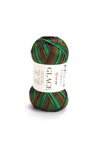 Yarnart Glace 52% Acril 48% Poliamidă – 100 g 210 m Fir de tricotat ușor - 1 ...
