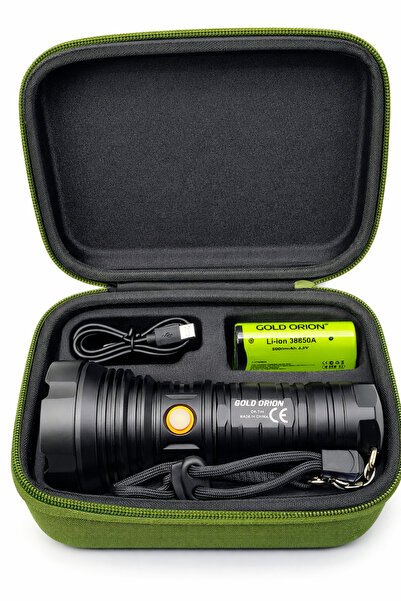 Goldorion Gold Orion OR-T40 100W 6000 Lümen Şarjlı El Feneri | 38650 Batarya ...