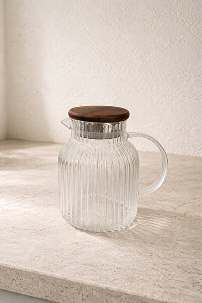 Bohemian Linea Akasya Kapaklı Cam Sürahi – 1500 ml