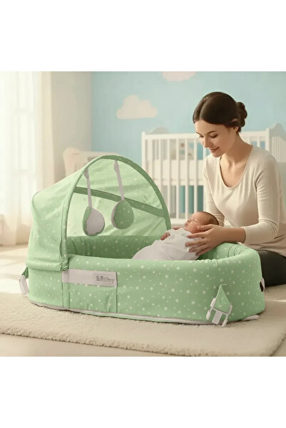 Lisinya Portable Baby Bed, Portable Baby Cradle That Can Be Converted into a ...