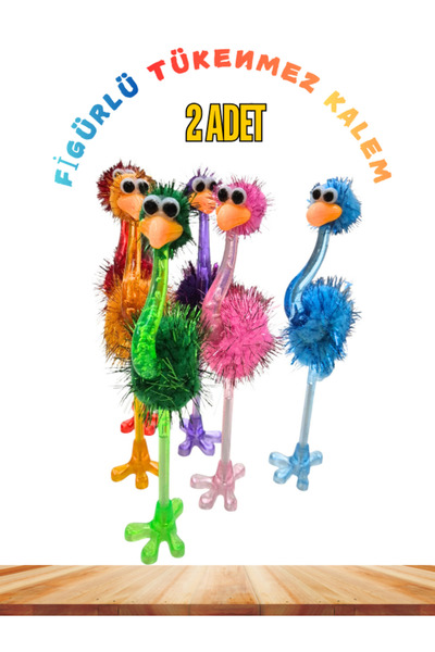 miranino 2 ADET FİGÜRLÜ HEDİYELİK TÜKENMEZ KALEM