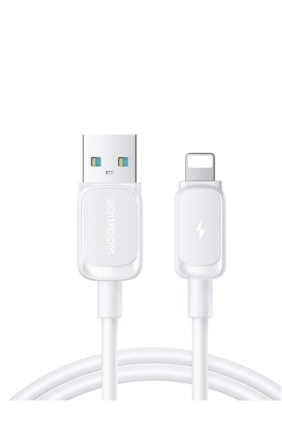 Joyroom كابل شحن متعدد الألوان JR-S-A14 من سلسلة 3A (USB A+L) بطول 1.2 متر