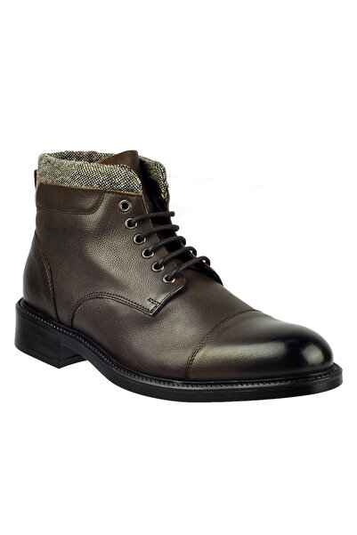 ZAZAMAG Brown Leather Boots DREW DAV-005