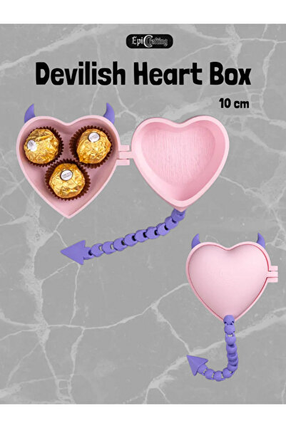 Epic Crafting "Devilish Heart Box" Gift Box – Unique Design with Articulated ...