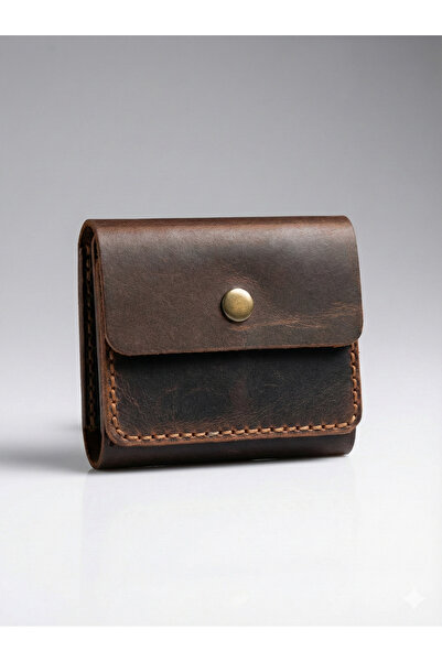 Hababamevi Handmade Genuine Leather Trifold (Three Fold) Wallet.