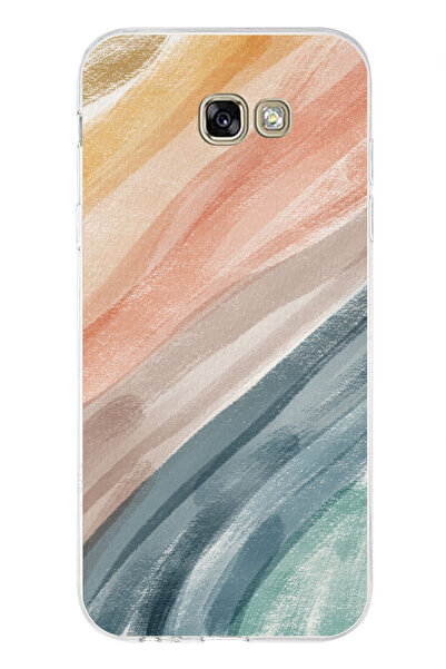 TechTree Samsung Galaxy A7 2017 Compatible Modern Color Palette Printed Silic...