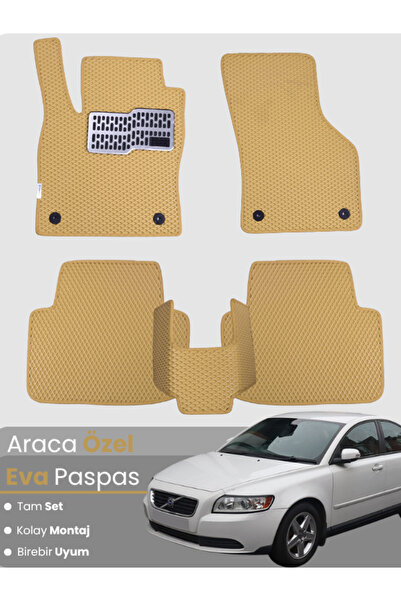 stiloto مجموعة كاملة من دواسات EVA متوافقة مع فولفو S40 (2000-2004) - دواسة س...