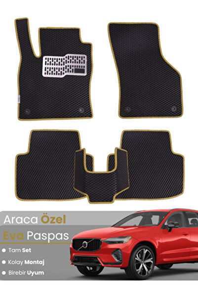 stiloto Volvo Xc60 Gasoline (2021-2025) Compatible Eva Floor Mat Full Set–Car...