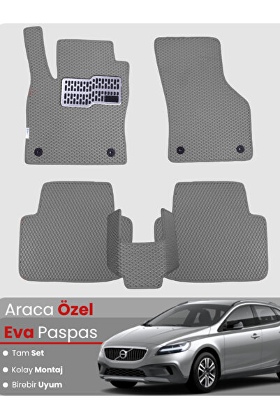 stiloto مجموعة كاملة من دواسات EVA متوافقة مع سيارة فولفو V40 كروس كانتري (20...