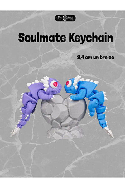 Epic Crafting Set Pandantive "Soulmate Necklace" – Dragoni Împletiti în Formă...