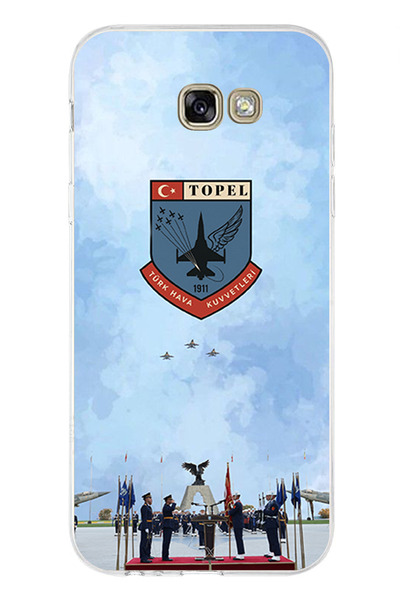 TechTree حافظة سيليكون متوافقة مع هاتف سامسونج جالاكسي A7 2017 من القوات الجو...