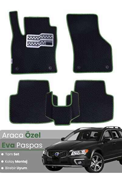 stiloto Volvo Xc70 (2007-2016) Compatible Eva Floor Mat Full Set–Auto Mat, Ta...