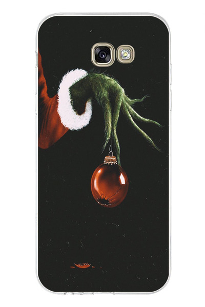 TechTree Samsung Galaxy A7 2017 Compatible Grinch Green Hand and Red Christma...