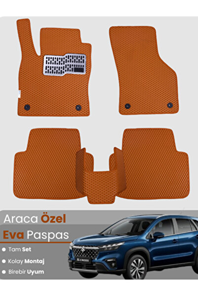 stiloto مجموعة كاملة من دواسات EVA متوافقة مع سوزوكي S-CROSS (2016-2021) - دو...