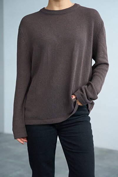 Nil's BUTİK Coffee Mercerized Sweater