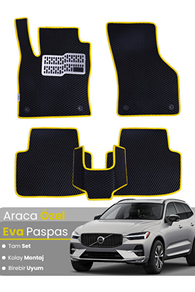 stiloto Volvo Xc60 Hybrid (2021-2025) Compatible Eva Floor Mat Full Set–Auto ...