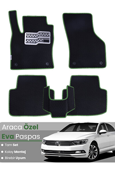 stiloto VOLKSWAGEN PASSAT B8 (2015-2019) Uyumlu EVA Paspas Tam Set–Oto Paspas...