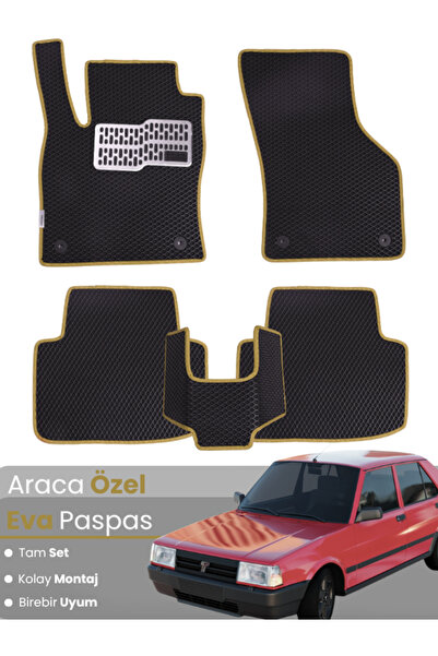 stiloto Tofaş Şahi̇n (1981-2002) Compatible Eva Floor Mat Full Set – Car Mat,...