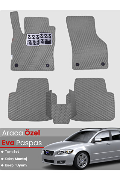 stiloto مجموعة كاملة من دواسات EVA متوافقة مع سيارة فولفو V50 ستيشن واجن (200...