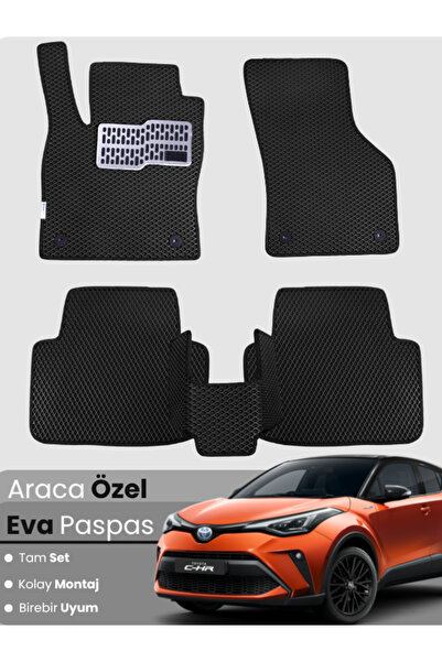 stiloto Toyota C-Hr Hybrid (2023-2025) Compatible Eva Floor Mat Full Set–Car ...