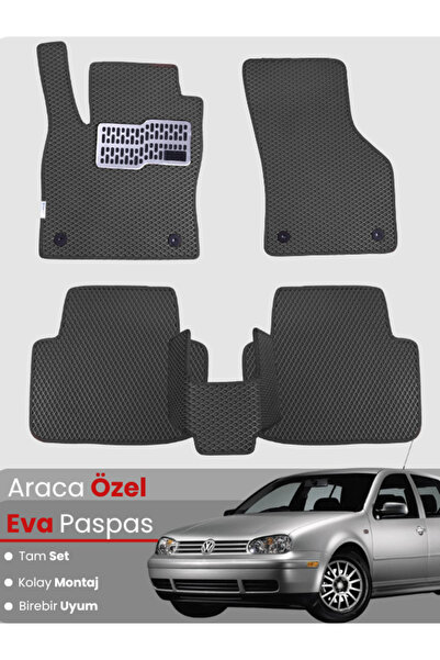 CYBERLİNE VOLKSWAGEN GOLF 4 (1997-2004) Uyumlu EVA Paspas Tam Set–Oto Paspas,...