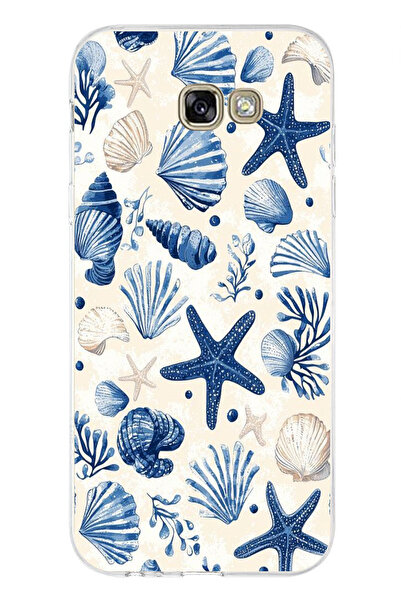 TechTree Printed Silicone Case Compatible with Samsung Galaxy A7 2017 Blue Se...