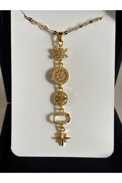 bijoux uniques Figürlü çelik kadın y kolye