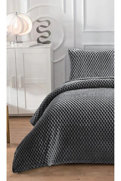 ALTINPAMUK Soft Arya Single Bedspread 180X240 Arya Gray