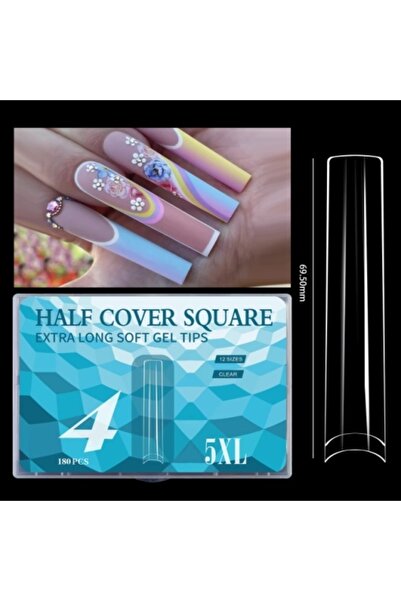 Pink Nails Tipsuri Gel Fix Set 180 de tipsuri Soft Gel 5 XL #4