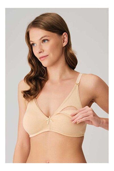 byasafkids Cotton Underwire-Free Maternity Front-Opening Nursing Bra