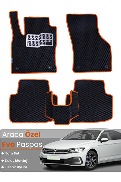 stiloto VOLKSWAGEN PASSAT B8,5 (2019-2023) Uyumlu EVA Paspas Tam Set–Oto Pasp...
