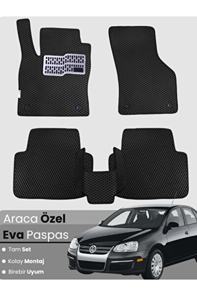 stiloto VOLKSWAGEN JETTA (2005-2010) Uyumlu EVA Paspas Tam Set–Oto Paspas,Ara...