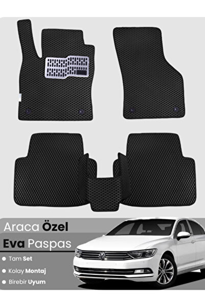 stiloto VOLKSWAGEN PASSAT B8 (2015-2019) Uyumlu EVA Paspas Tam Set–Oto Paspas...
