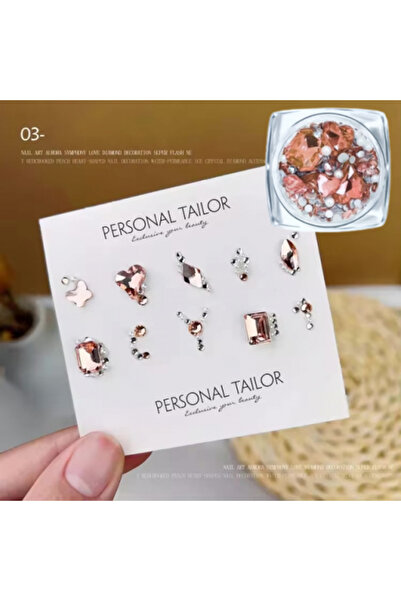 Pink Nails Nail Art Crystals/Decorative Crystals Peach Cream #3