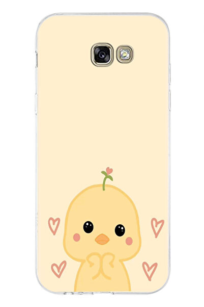 TechTree حافظة سيليكون مطبوع متوافقة مع هاتف سامسونج جالاكسي A7 2017 بنمط كتك...