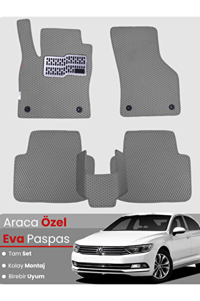 stiloto VOLKSWAGEN PASSAT B8 (2015-2019) Uyumlu EVA Paspas Tam Set–Oto Paspas...