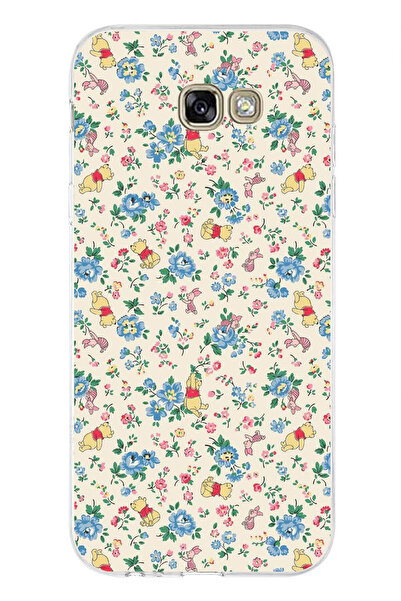 TechTree حافظة سيليكون متوافقة مع هاتف سامسونج جالاكسي A7 2017 على شكل دب وين...