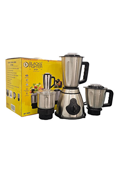 Black & Fighter 1.5L 3-in-1 Stainless Steel Blender Grinder Crusher 700W 2000...