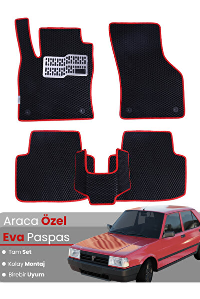 stiloto Tofaş Şahi̇n (1981-2002) Compatible Eva Floor Mat Full Set – Car Mat,...