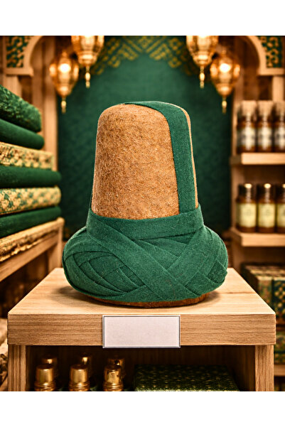 SUFİ TESBİH VE ESANS Mevlevi Sikkesi Dekoratif Obje | El Yapımı Görünümlü | M...