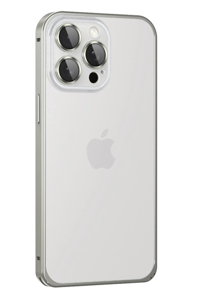 Joko Lvsqvr iPhone 15 Pro Max Metal Bumper Matte Cover (193239) - Gray